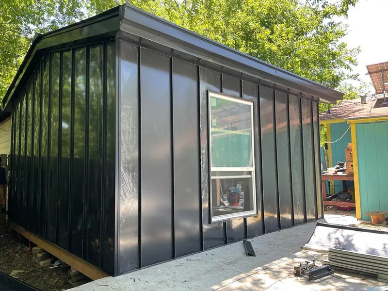 Black standing seam metal wall panels for Roof Inspection in West Whittier-Los Nietos